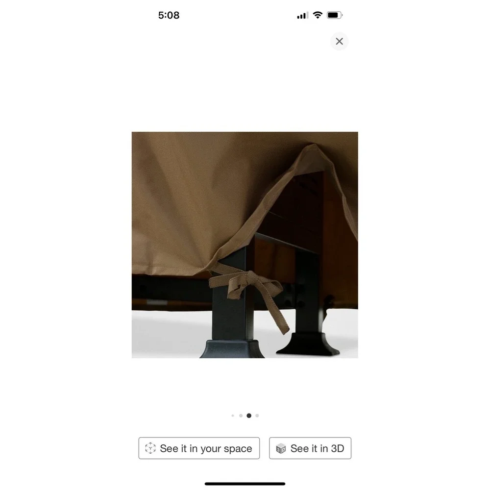 Loveseat Cover Brown - Threshold